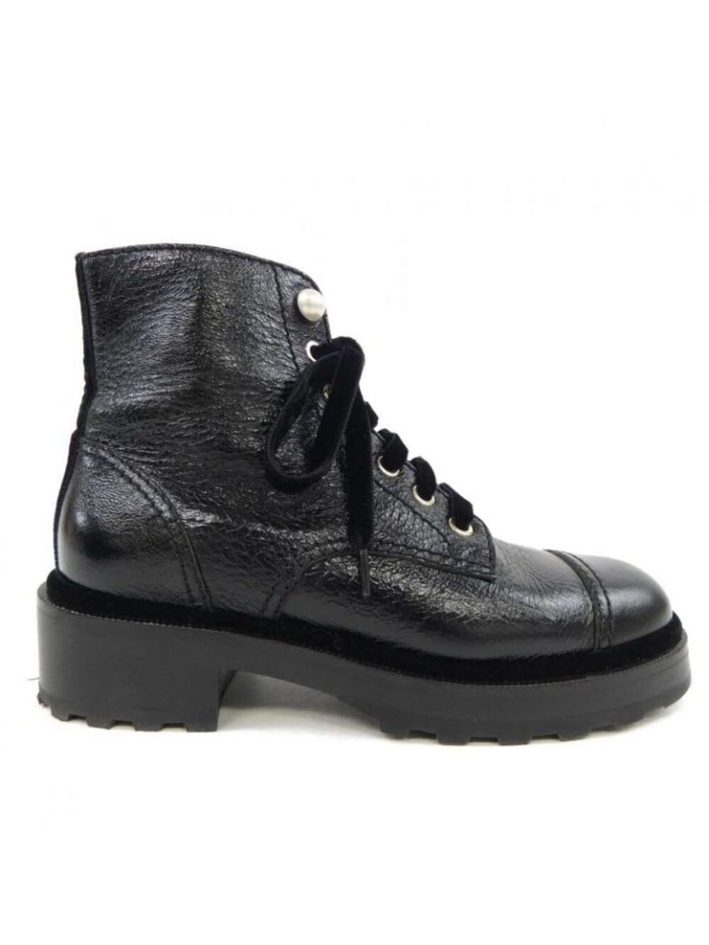 Chanel Lace Up Boots - Picture 1 of 6